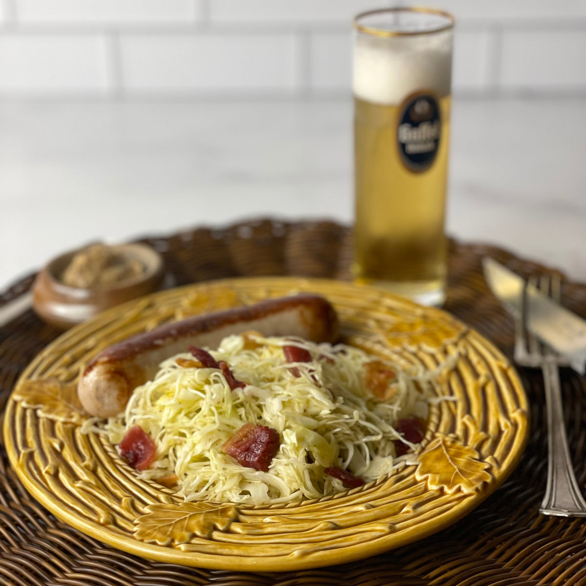 Bianco Vinaigrette Cabbage, Sauerkraut's Fresh Cousin
