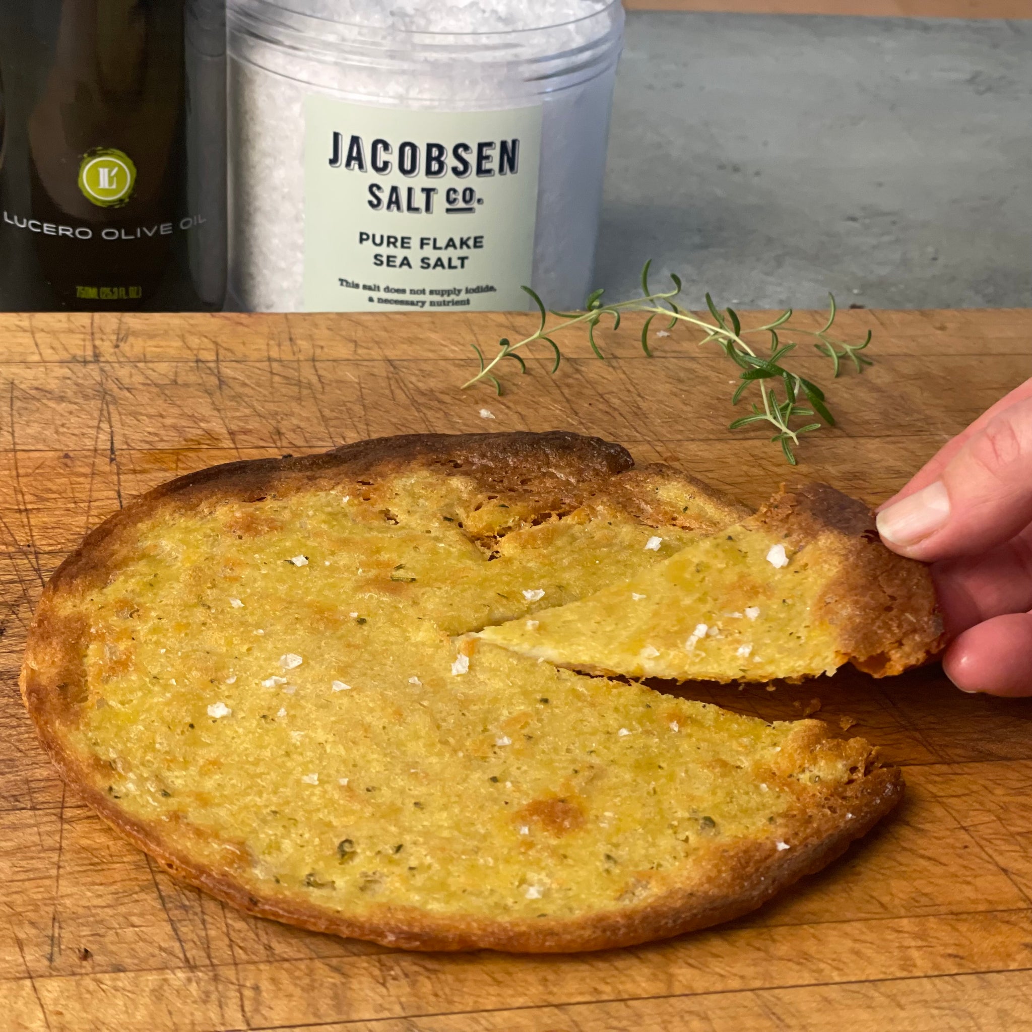 Farinata Chickpea & Rosemary Pancake