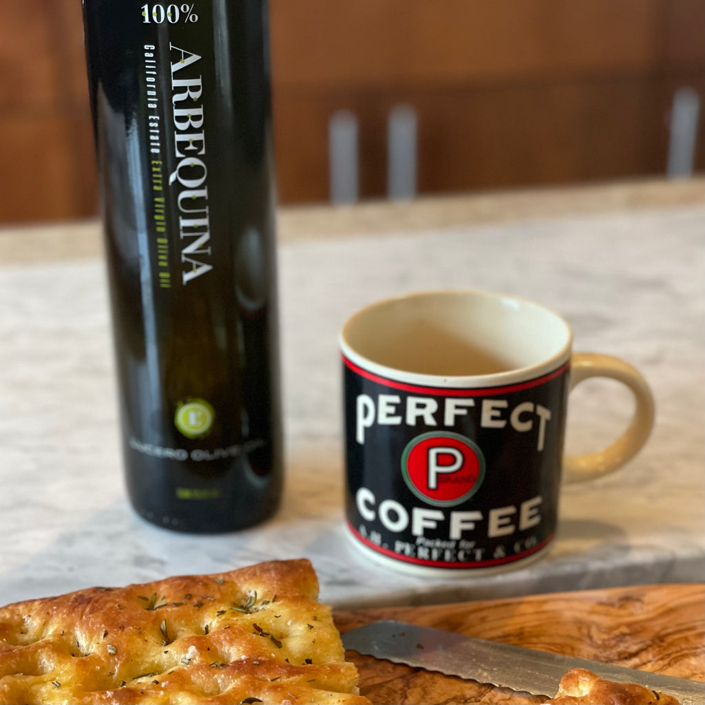 Lucero Arbequina EVOO and a Perfect Cup of Coffee