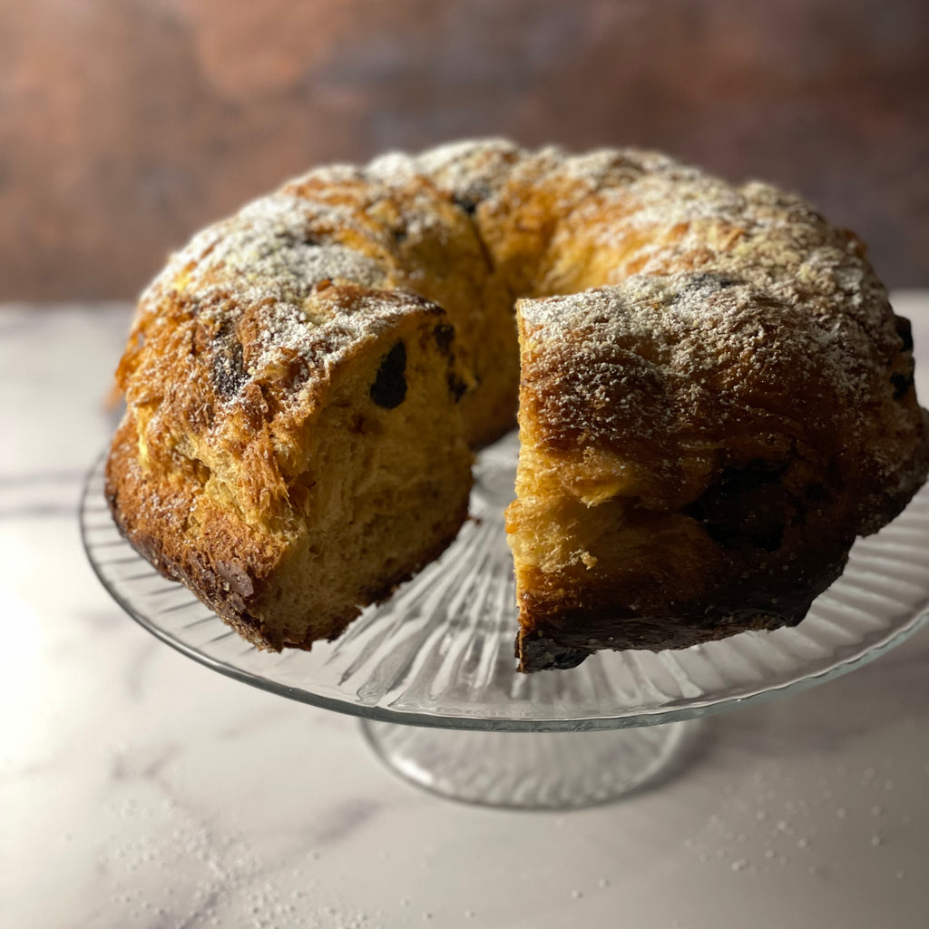 Olive Oil Brioche with Candied Fruit