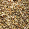 Close up image of Jacobsen Seasoning Blend. The individual herbs and spices are abundant and diverse in color and texture
