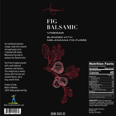 This is the label artwork for the new fig vinegar gift used as a placeholder