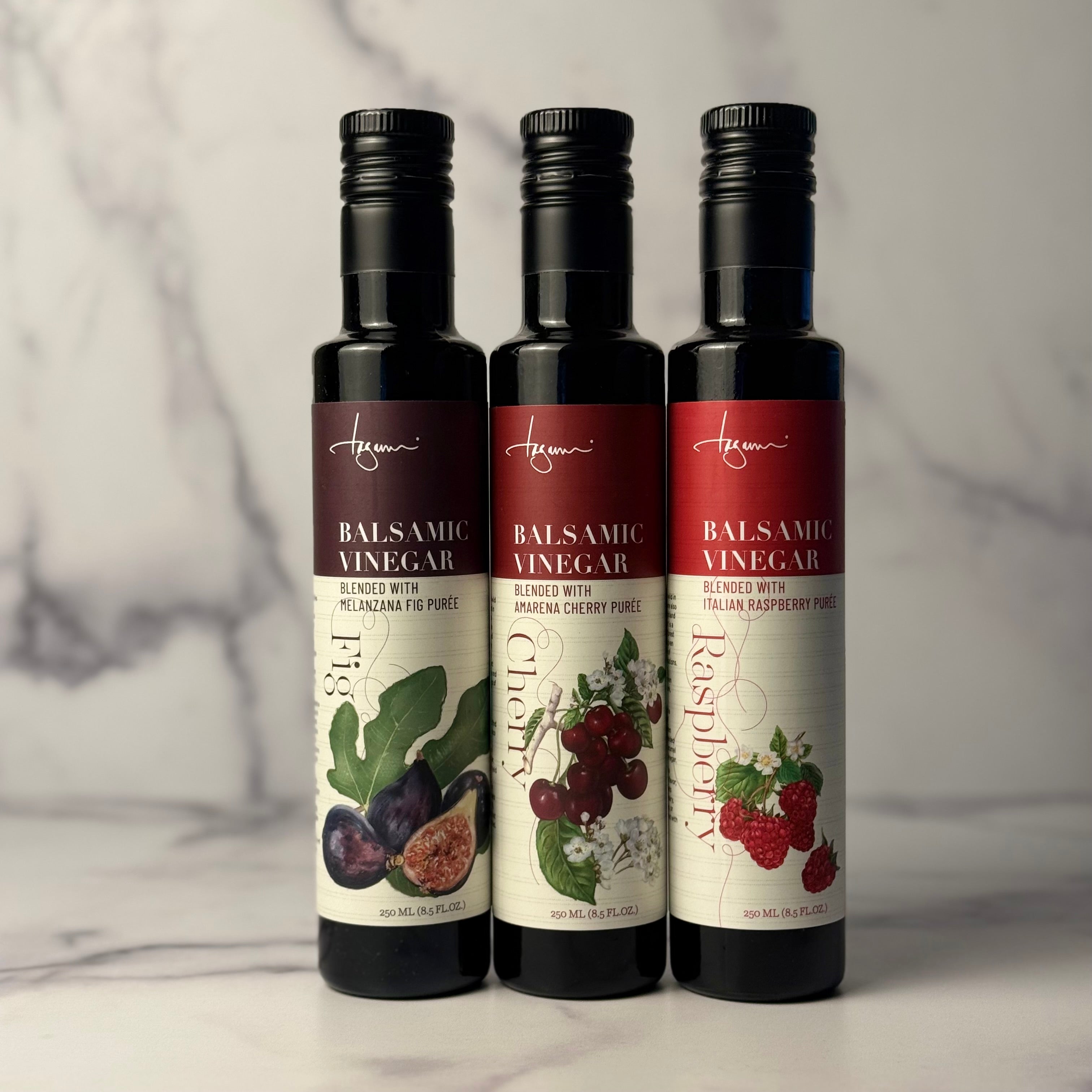 Assorted Trio of Flavored Balsamic Vinegars